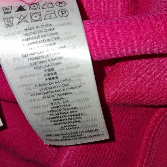 Michael Kors Raglan Sleeve Sweatshirt Logo Short Dress Dragonfruit NWT Sz XL - Picture 10 of 11